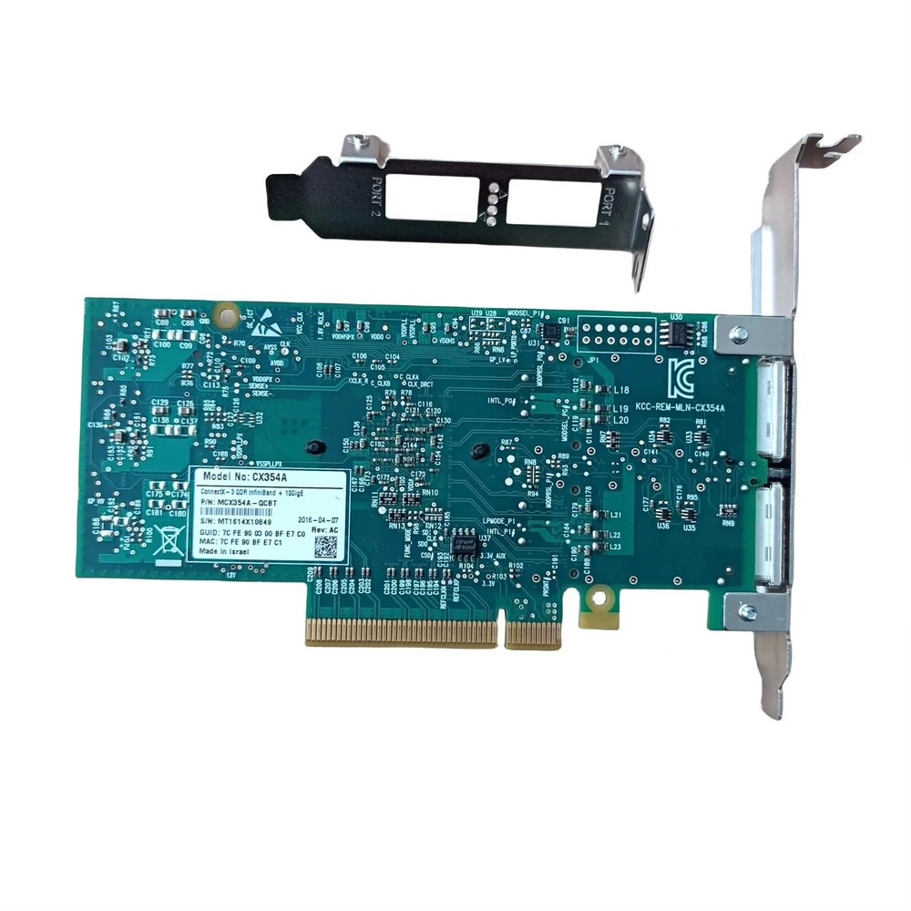 Carte réseau Mellanox MCX354A- - 10Gb Sfp+ Pcie Network Card Dual Port avis et prix
