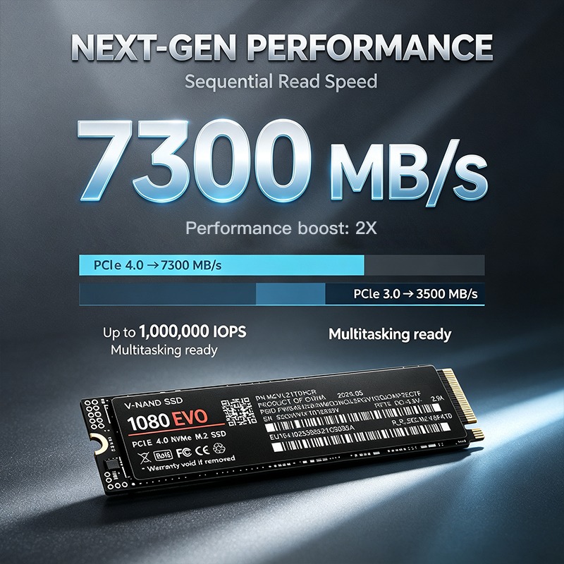 2026 NOUVEAU 1080 EVO M.2 NVMe - M.2 Nvme 4Tb Pcie 4.0 Ssd avis et prix