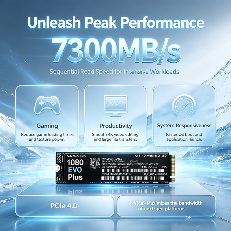 Original NOUVEAU 1080 EVO Plus - M.2 Nvme 4Tb Pcie 4.0 Ssd avis et prix