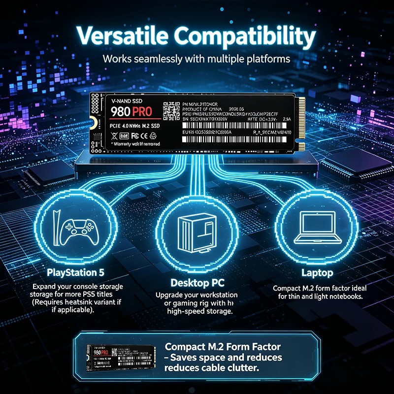 Disque SSD interne 980 PRO hau - M.2 Nvme 4Tb Pcie 4.0 Ssd avis et prix