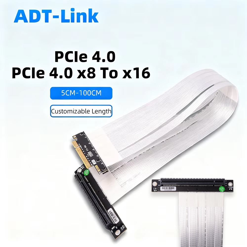 ADT-Link PCIE 4.0 3.0 X8 à X16 - Pcie 4.0 X16 Riser Cable 90 Degree avis et prix