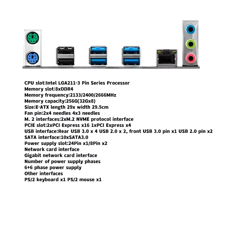 X99 double carte mère CPU LGA  - X99 Dual Cpu Motherboard Combo avis et prix