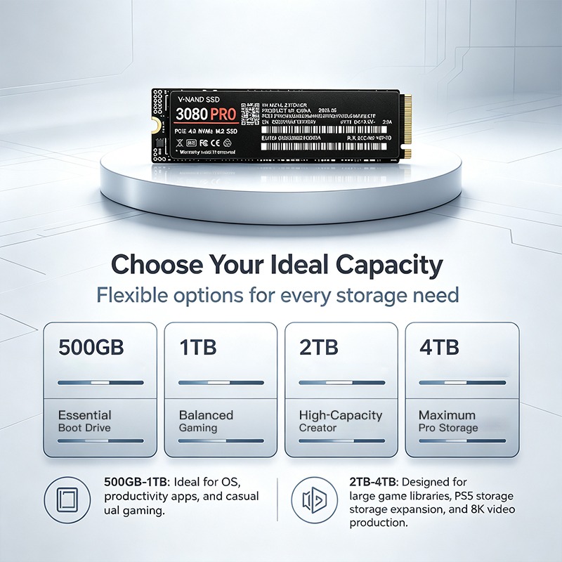 SSD NVMe M.2 pour jeux 3080PRO - M.2 Nvme 4Tb Pcie 4.0 Ssd avis et prix