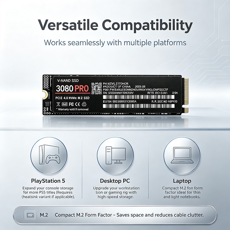 SSD NVMe M.2 pour jeux 3080PRO - M.2 Nvme 4Tb Pcie 4.0 Ssd avis et prix
